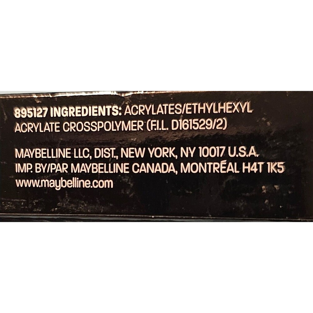MAYBELLINE COLOR SHOW NAIL FALSIES FLEX NAIL EXTENSION 10 BRIGHT AS WHITE - Picture 3 of 4